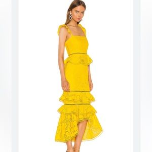 Women’s Yellow Haze MIDI dress